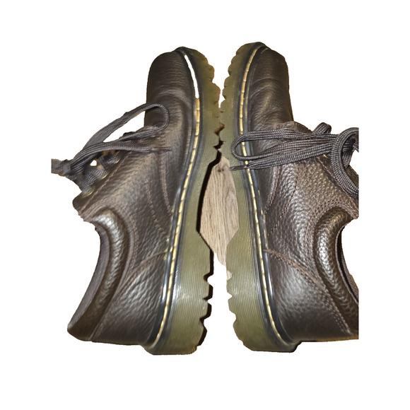 Dr Martens Ashfeld Shoes Mens 9 Brown Pebbled Leather Oxfords Casual Business - Picture 3 of 14